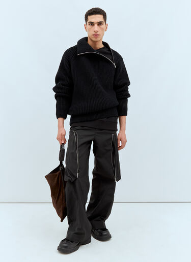 Dries Van Noten ハシースウェットシャツ ブラック dvn0158019