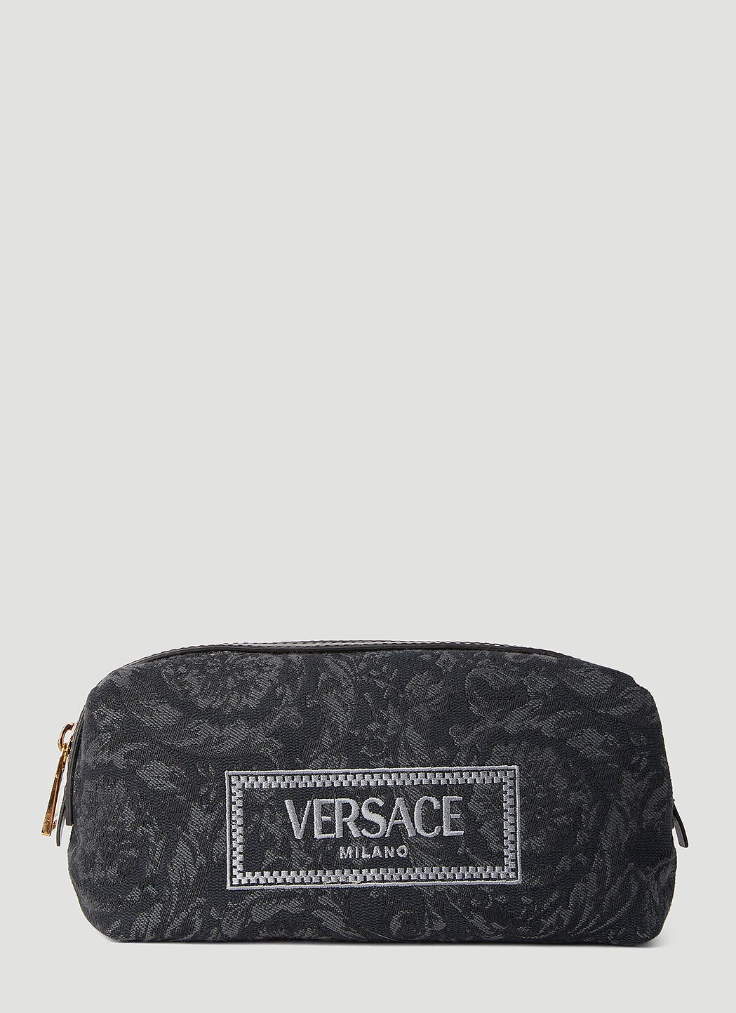 Versace バロッコアテナ ジャカード バニティポーチ ホワイト ver0258021