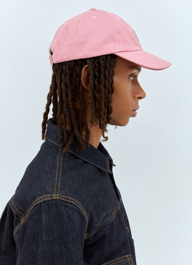 A BATHING APE® Ape Head Panel Baseball Cap Pink aba0156014