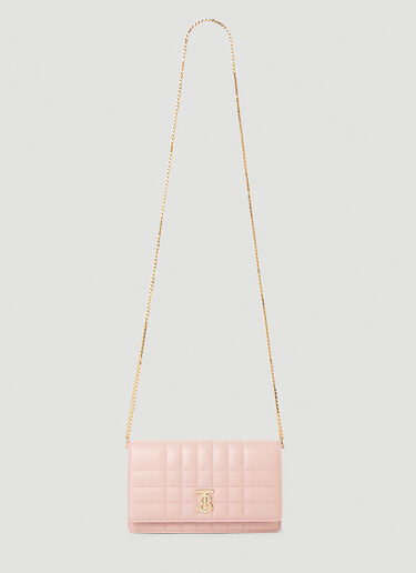 Burberry Lola Chain Shoulder Bag Pink bur0253087