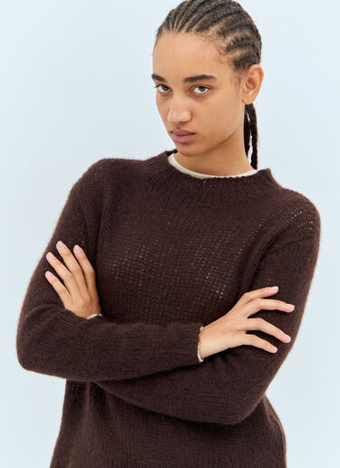 The Row Helios Sweater Brown row0258016