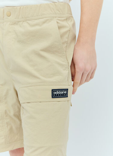 adidas Originals by SPZL Logo Patch Cargo Shorts Beige aos0157005