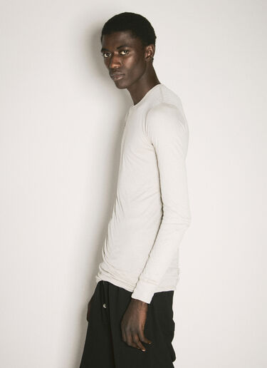 Rick Owens Double Layer T-Shirt Off white ric0157015