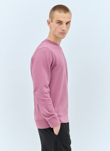 Stone Island Logo Patch Sweatshirt Pink sto0158044