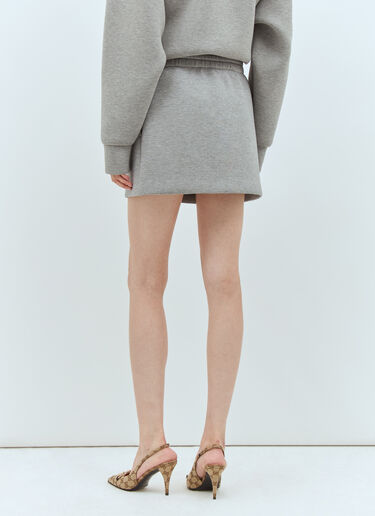 Gucci Jersey Mini Skirt Grey guc0257039