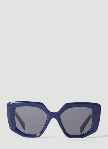 Prada Oversized Cat-Eye Sunglasses Blue lpr0251008