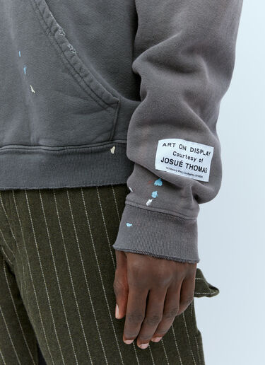 Gallery Dept. 90'S Recycle Hooded Sweatshirt Grey gdp0150037