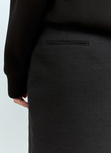 Gucci Wool Pencil Skirt Grey guc0257015