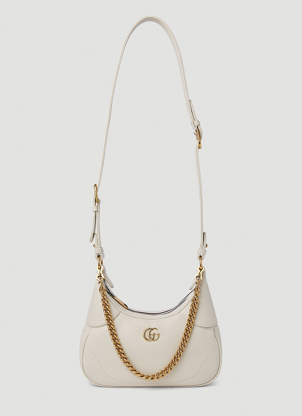 GUCCI - Aphrodite Leather Shoulder Bag