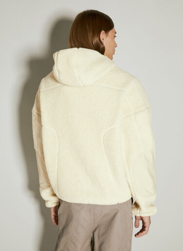 Entire Studios Fluffy Fleece Hooded Sweatshirt Beige ent0353012