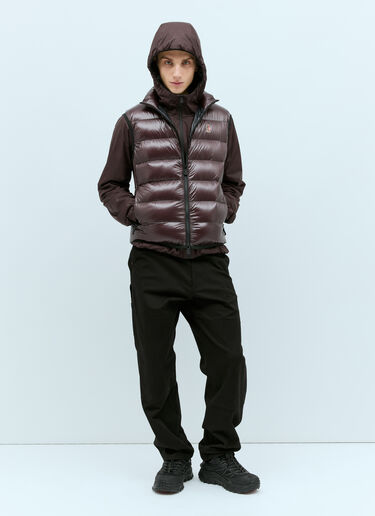 Moncler Grenoble Down Gilet Burgundy mog0157006