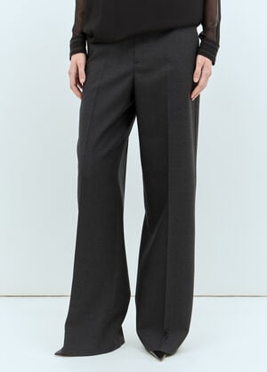 Gucci Wool Tailored Pants Black guc0257042