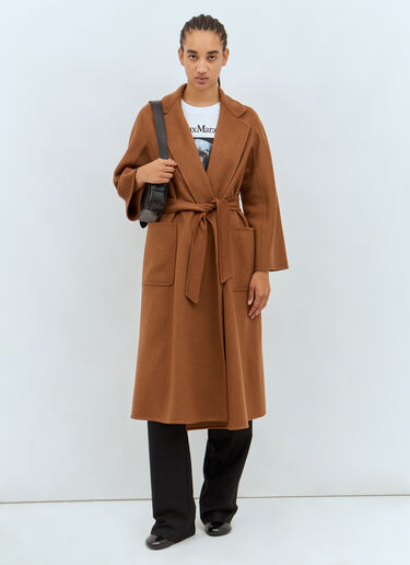 Max Mara Ludmilla Icon Coat Brown max0257009