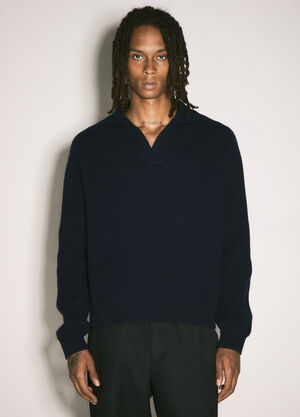 Prada Wool Rib Sweater Black pra0158001