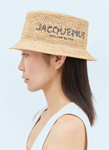 Jacquemus 르 봅 페스코 버킷 햇  베이지 jac0258037