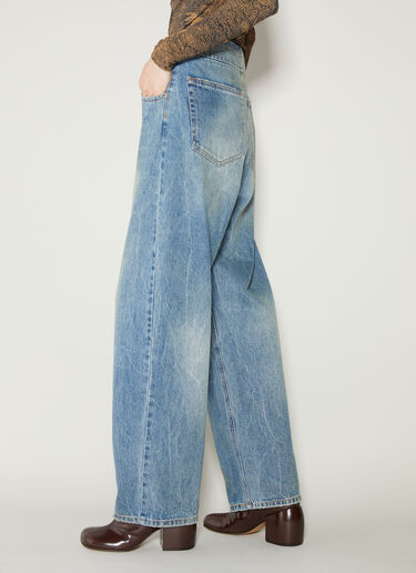 MM6 Maison Margiela Tapered Button Jeans Blue mmm0253017