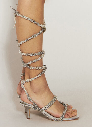 Isa Boulder Roots Heels Silver isa0255009