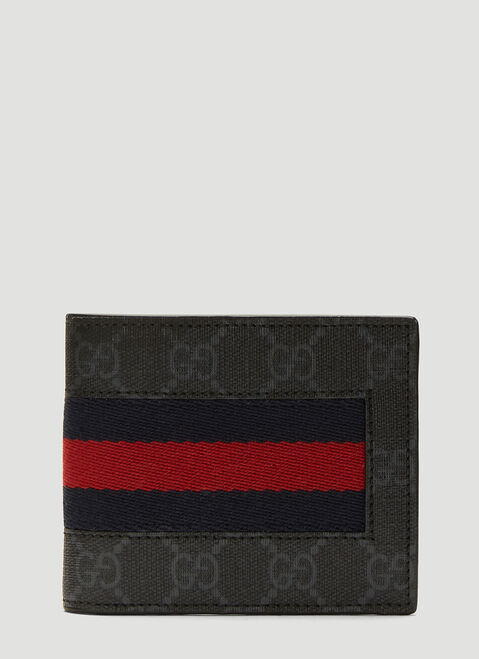 Gucci, Bags, Gucci Leather Web Bifold Wallet Lnwot