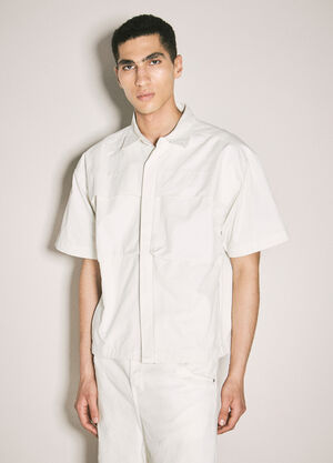 Jacquemus Duty Short-Sleeve Shirt White jac0158003