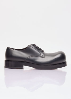 Prada Leather Helium Lace-Up Shoes Black pra0154010