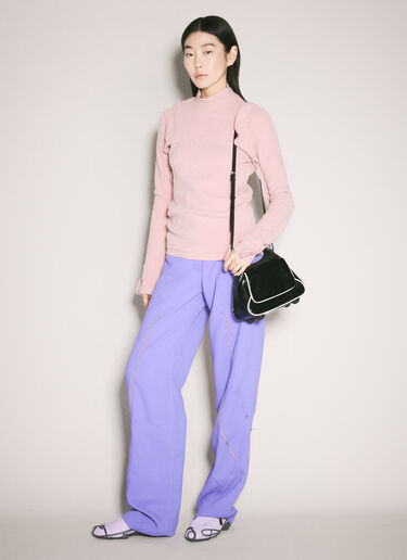 Kiko Kostadinov Hina Pleat Pants Purple kko0254001