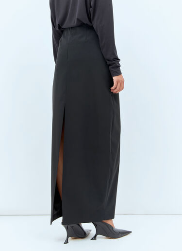 Khaite Lauson Maxi Skirt Black kha0257003