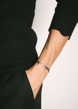 Saint Laurent Stacked Cuff Brown sla0156056