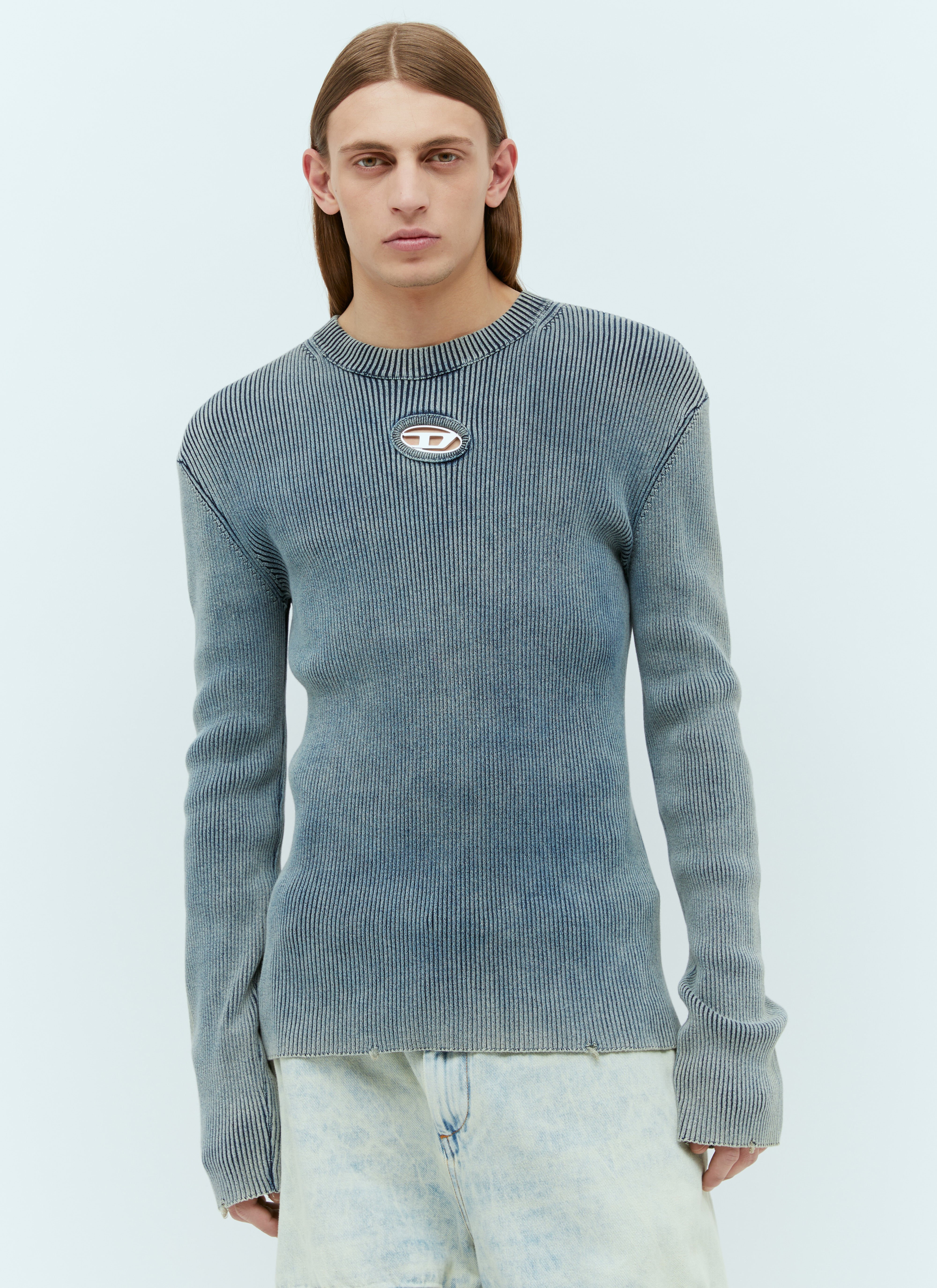 Kusikohc K-Darin-A Rib Sweater Grey kus0156005