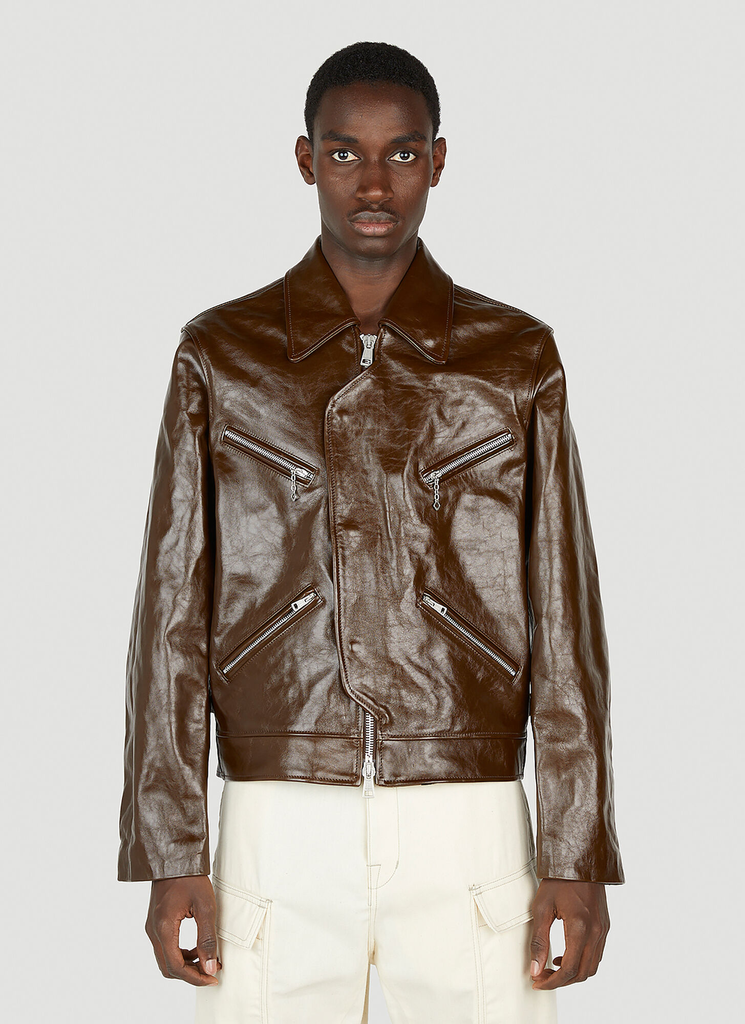 OUR LEGACY DEMON LEATHER JACKET