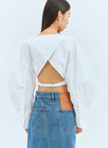 Jacquemus Le Haut Casaco Top White jac0258014