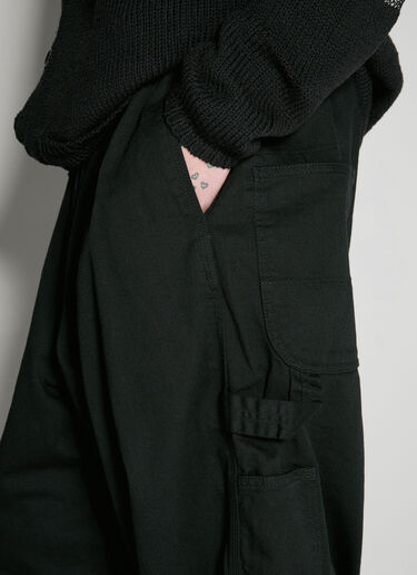 Yohji Yamamoto Y-ベイカーパンツ ブラック yoy0154003
