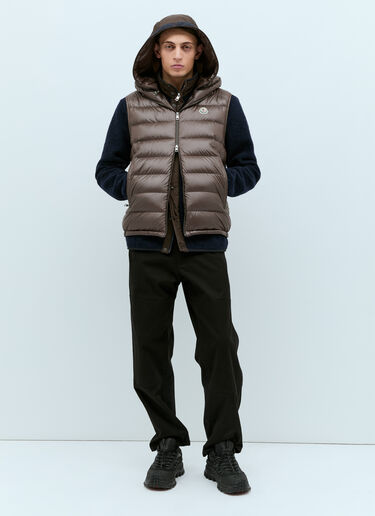 Moncler Barant Down Gilet Brown mon0157004