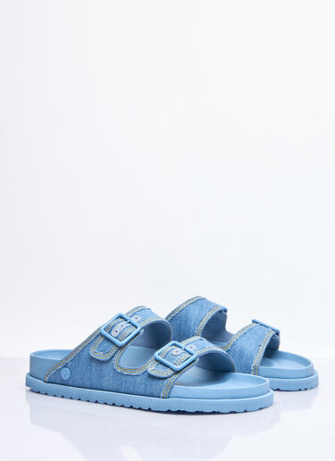 Birkenstock 1774 애리조나 스톤워시드 데님 샌들 블루 brs0258003