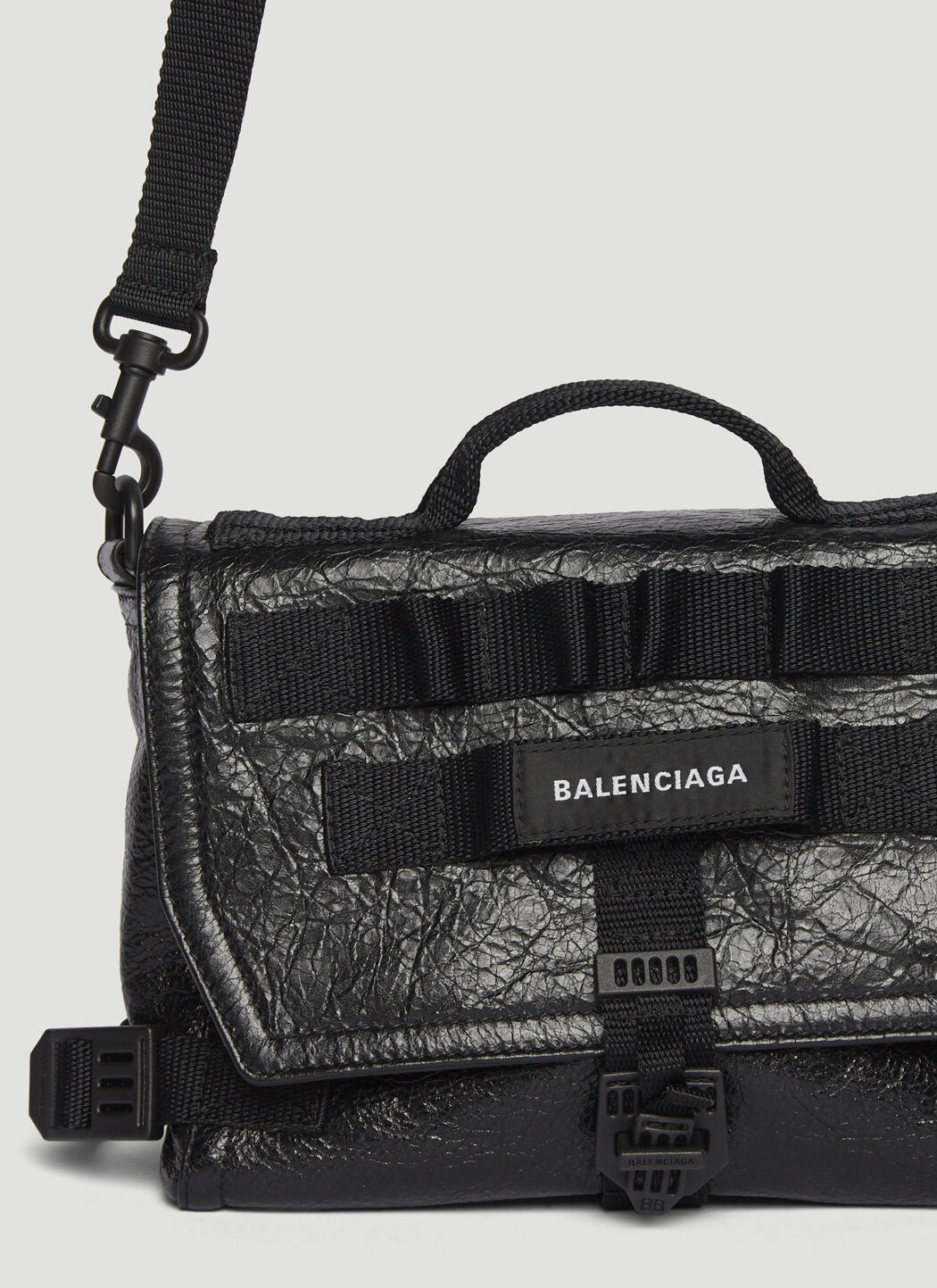Balenciaga Army Messenger Small Crossbody Bag in Black | LN-CC®
