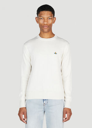 Vetements Orb Knit Sweater Silver vet0154016