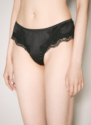 Dolce & Gabbana Lace Trim Briefs Black dol0257002