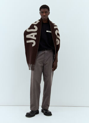 Jacquemus 에샤르프 자크뮈스 스카프 브라운 jac0358007