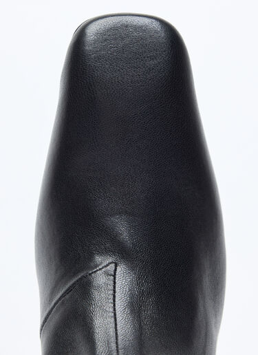 Jil Sander Leather Ankle Boots Black jil0257012