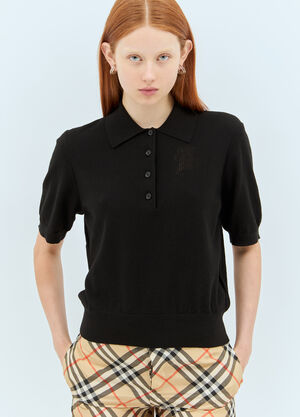 Burberry Knit Polo Shirt Beige bur0257032