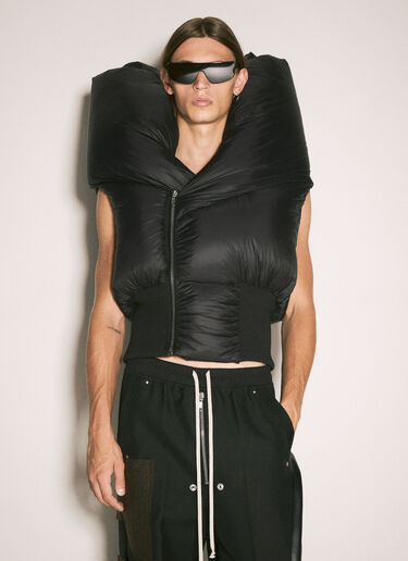 Rick Owens Anubus Padded Vest Black ric0158004