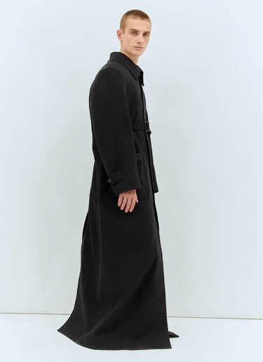 Walter Van Beirendonck Tunnel Maxi Coat Black wlt0158002