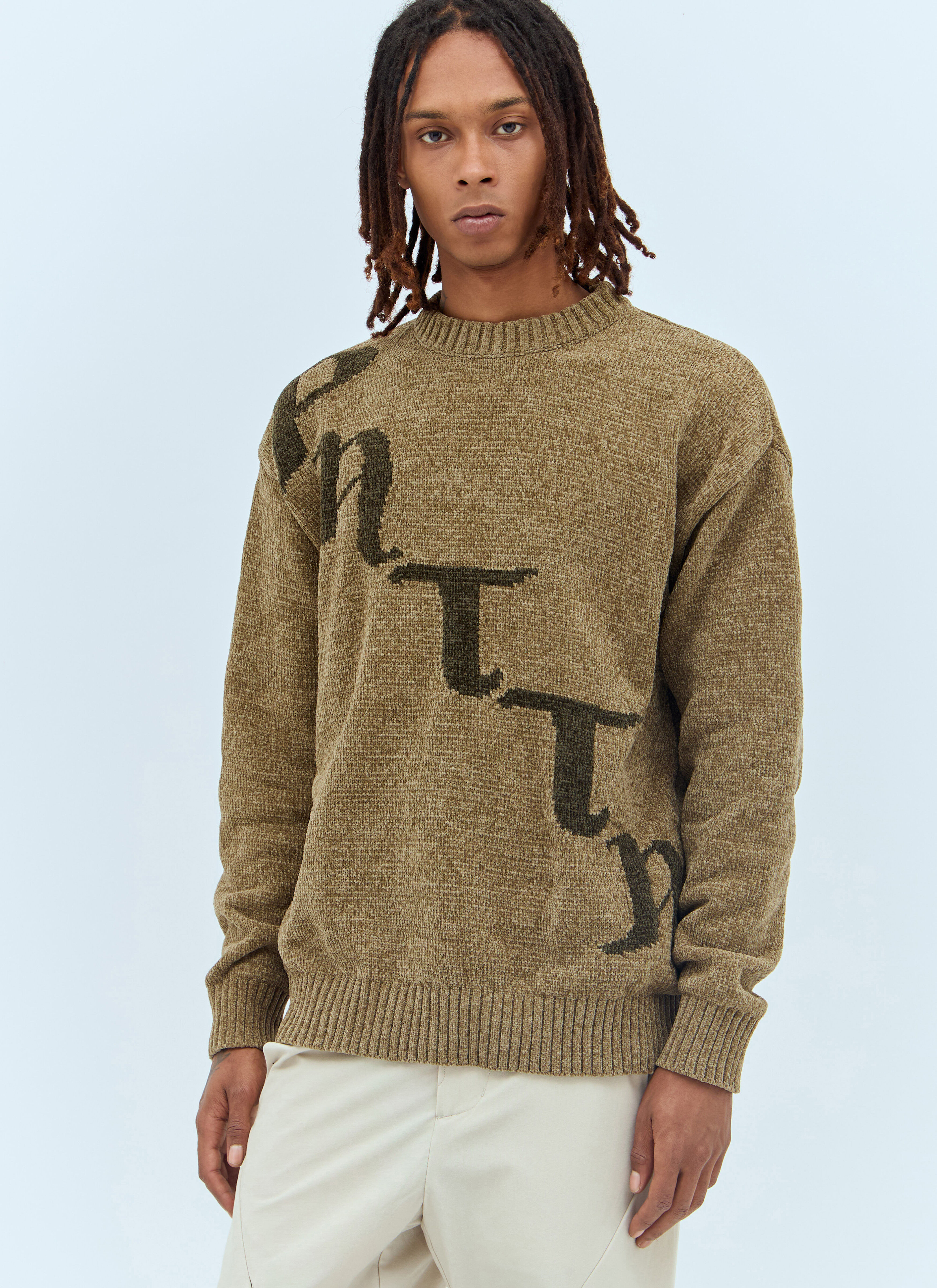 Patta Chenille Knit Sweater Grey pat0156006