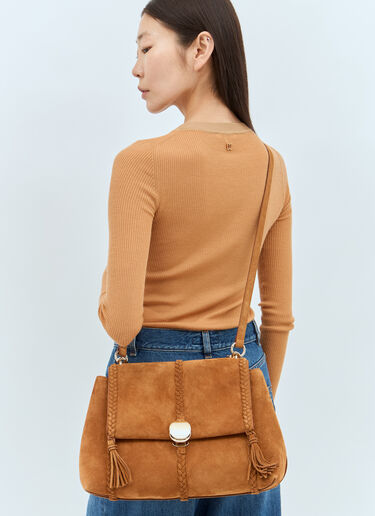 Chloé Penelope Medium Shoulder Bag Brown chl0257017