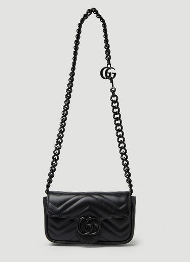 Gucci GG Marmont Matelasse Super Mini Bag Black