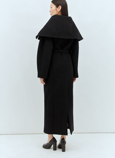 Jacquemus Le Manteau Caruso Coat Black jac0258022