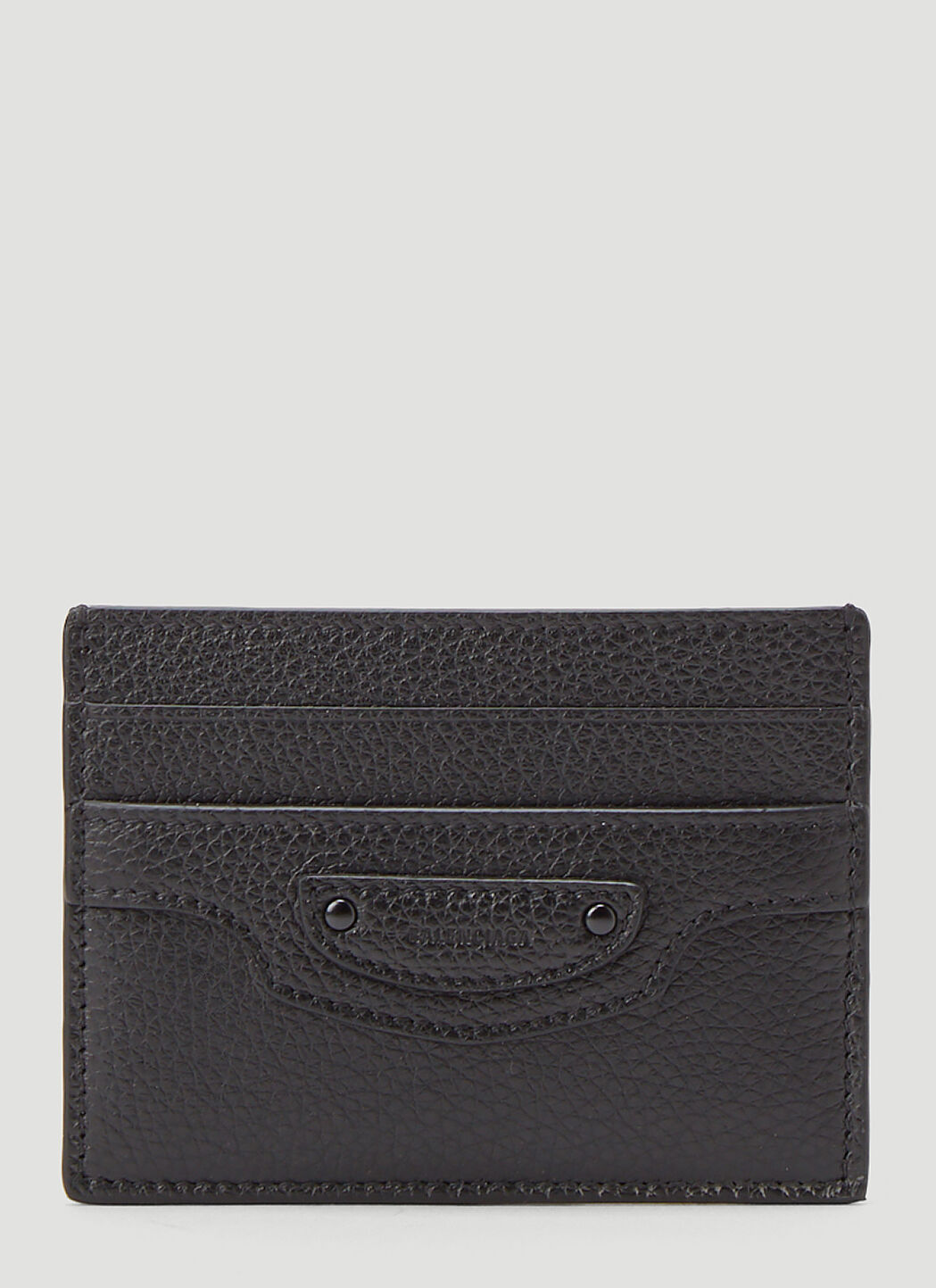 Balenciaga Black Calfskin Neo Classic Card Holder  modaselle