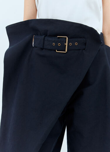 JW Anderson Fold-Over Pants Navy jwa0257005