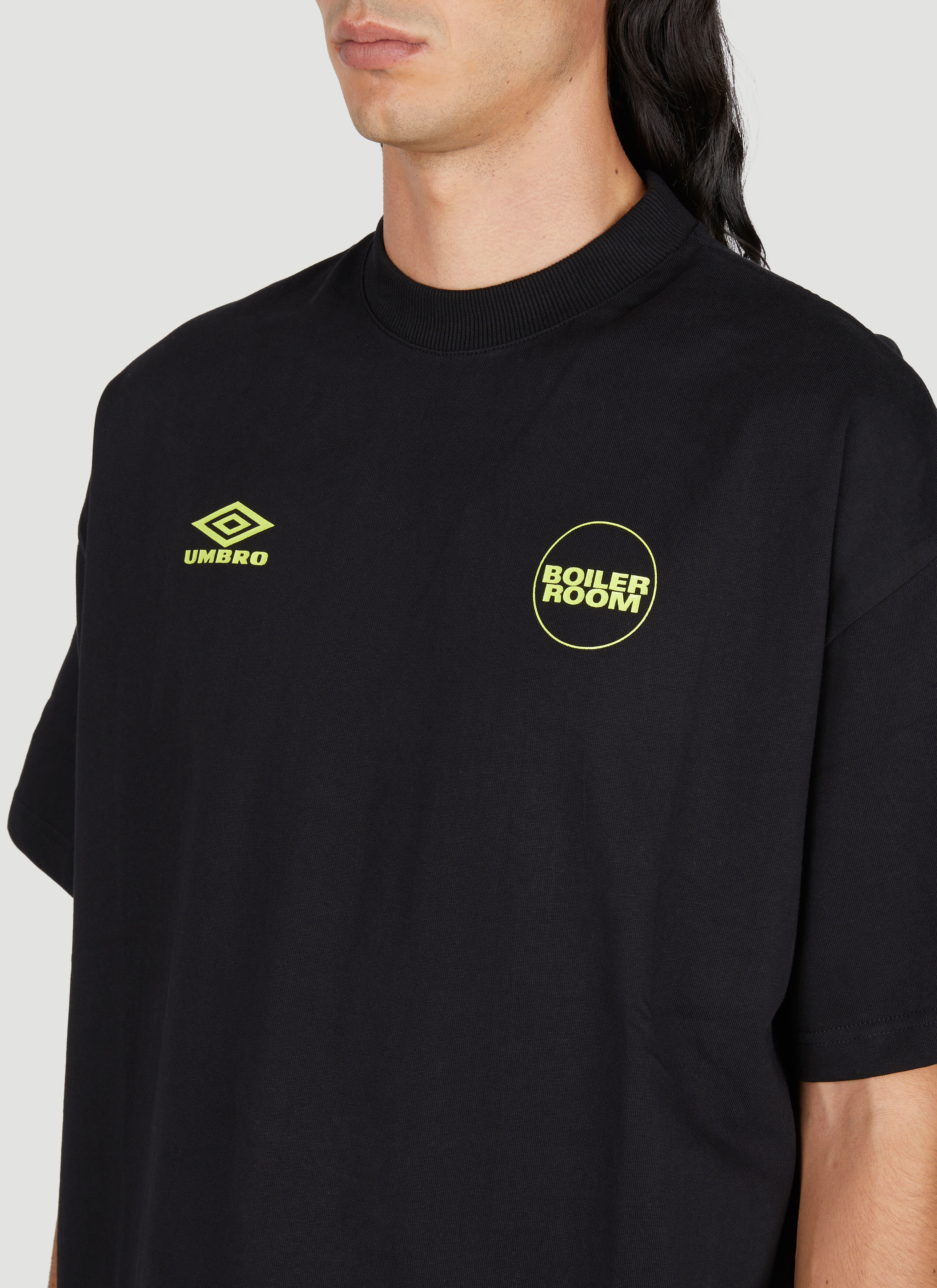 Boiler Room x Umbro Short Sleeve Training T-Shirt in Black | LN-CC®