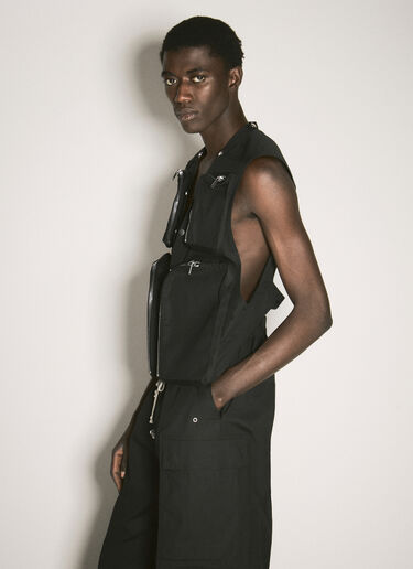 Rick Owens Porterville Cargo Vest Black ric0157017