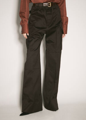Saint Laurent Tailored Cargo Pants Red sla0256034